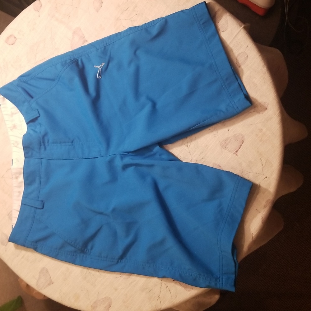 Sky Blue Puma golf shorts waist 30 worn a couple times